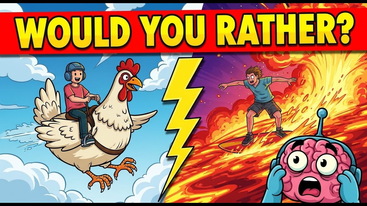24 Crazy &lsquo;Would You Rather&rsquo; Questions That Will Blow Your Mind! 🤯  Brain Bot Quiz Challenge&rdquo;