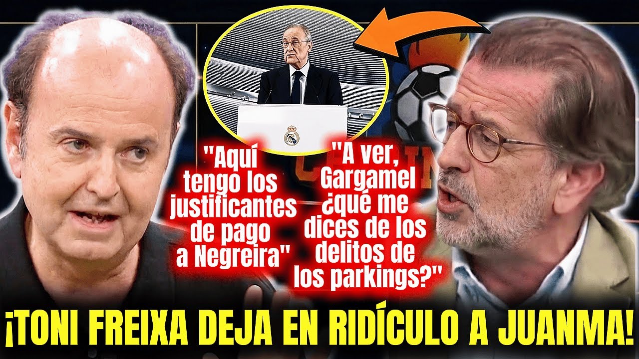 💥 ¡HUMILLACIÓN EN VIVO! Toni Freixa DESTROZA a Juanma en El Chiringuito