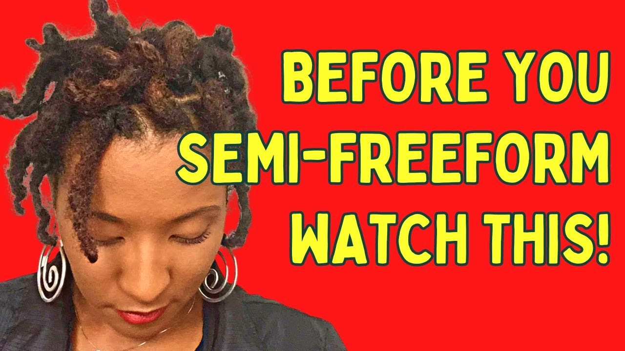 semi-freeform tips for stronger healthy locs