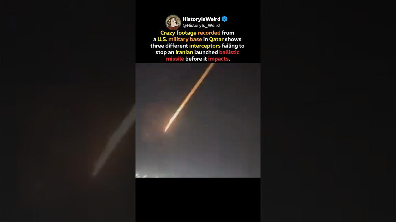 Iranian Missile Hits US Base #shorts