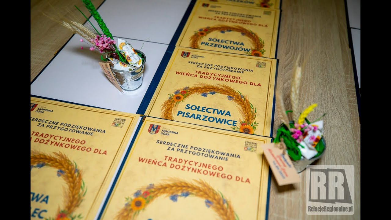 Wręczenie wyróżnień dla Sołectw i Kół Gospodyń Wiejskich.