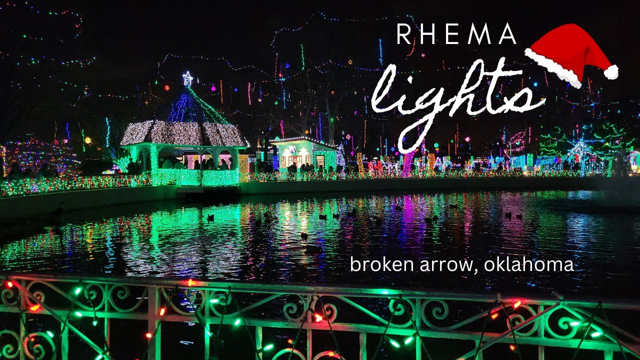 Rhema Lights in Broken Arrow Oklahoma - Beautiful Christmas lights!