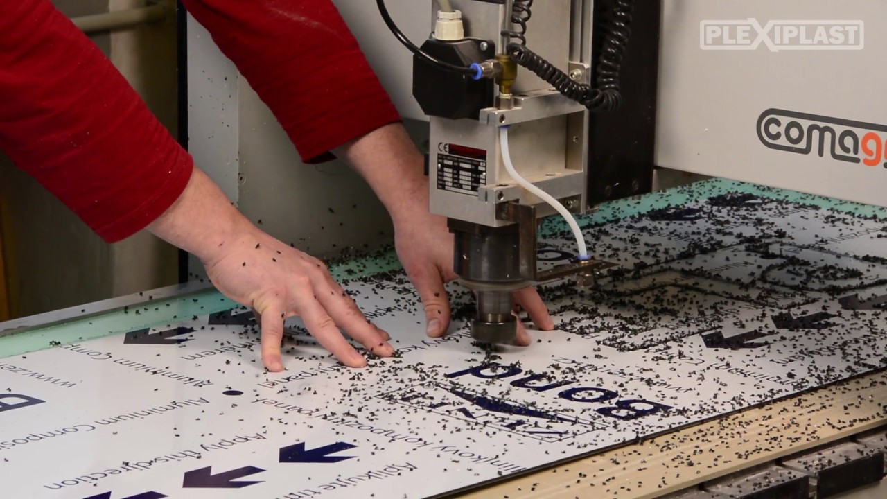 FRÉZOVÁNÍ PLEXISKLA (dibond) | Plexiplast s.r.o.