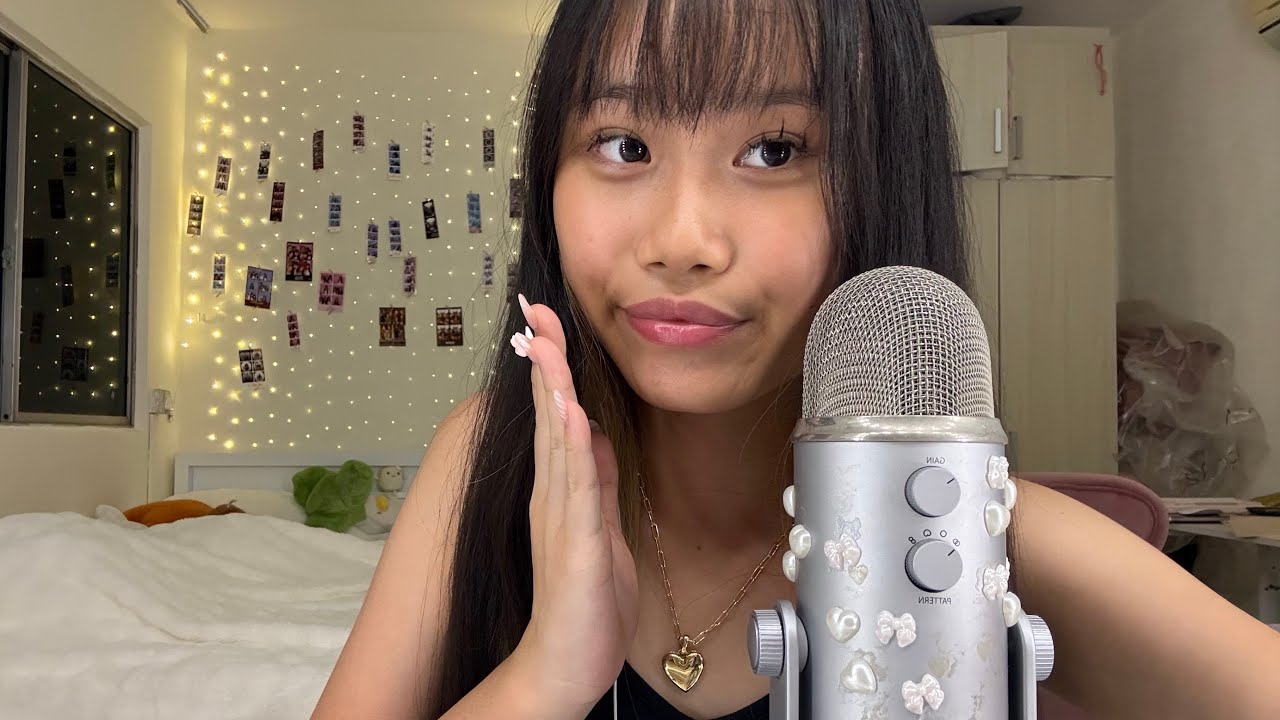 ASMR guess the silent word 🌙ྀི˚.༘⋆ (semi-inaudible, mouthing words)