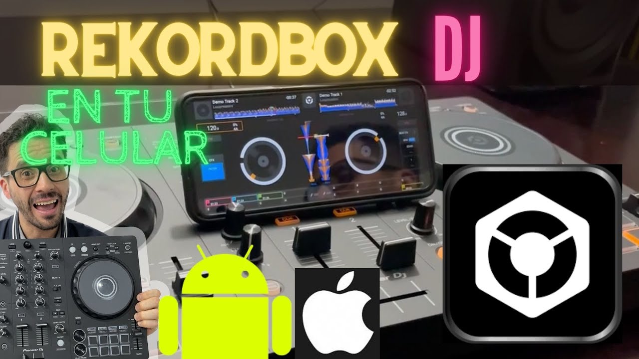 🎚🎛📳 BLUETOOTH PARA DDJFLX4 REKORDBOX EN ANDROID Y iOS - MEZCLA CON LA MAYOR PORTABILIDAD 🎼🎶📡