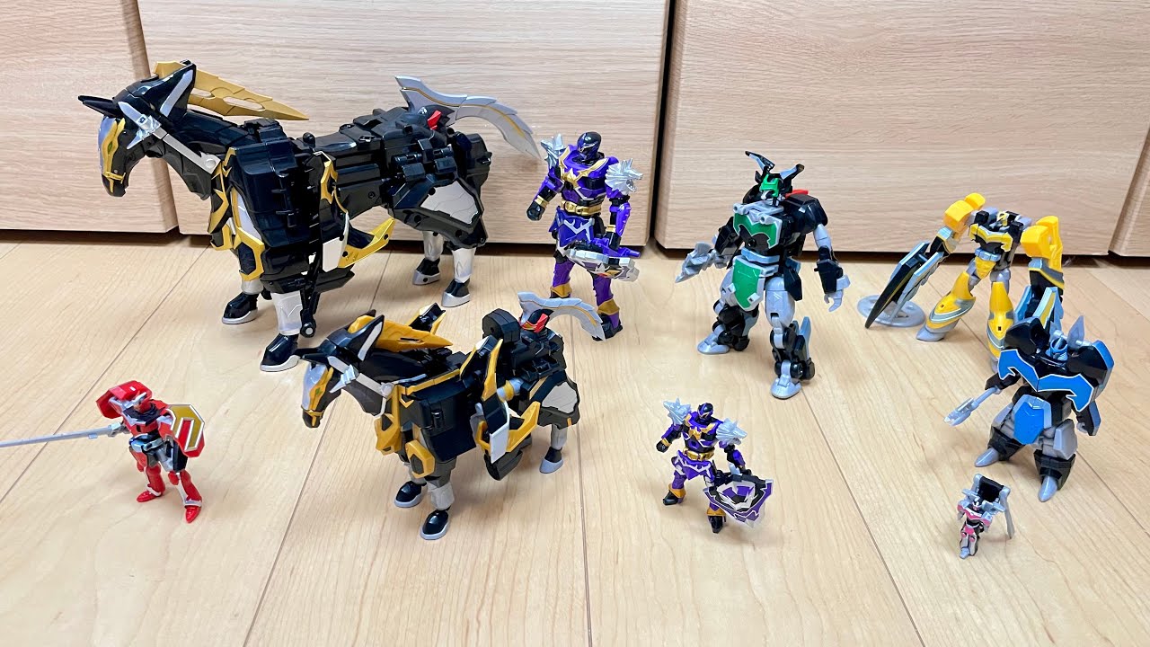 【PowerRangers MysticForce All SMP】食玩SMPのマジキングとウルカイザーで遊んでみた