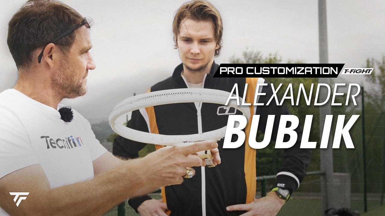TECNIFIBRE l Pro Customization: building the perfect touchy racquet for Alexander Bublik