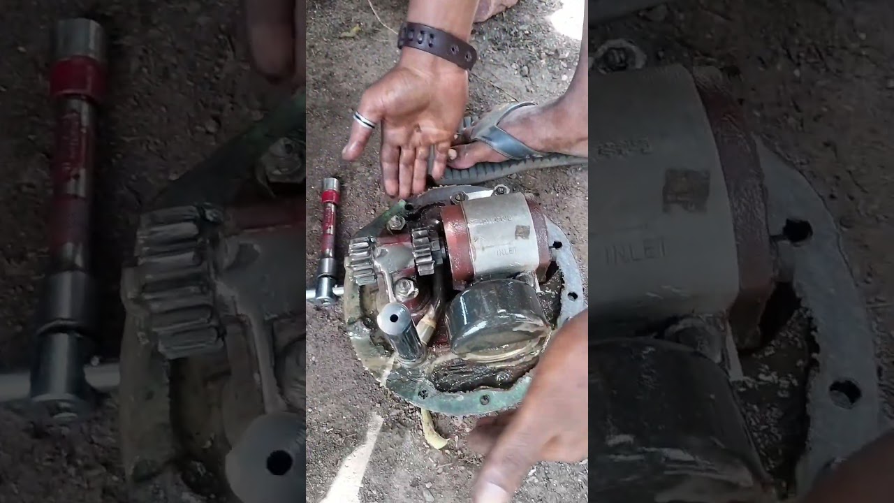 🛠️🚜 HMT tractor hydraulic pump ⚙️🛠️ #tractor #swaraj855 #newholland #jhondeer#mechanic #rx_manju_76