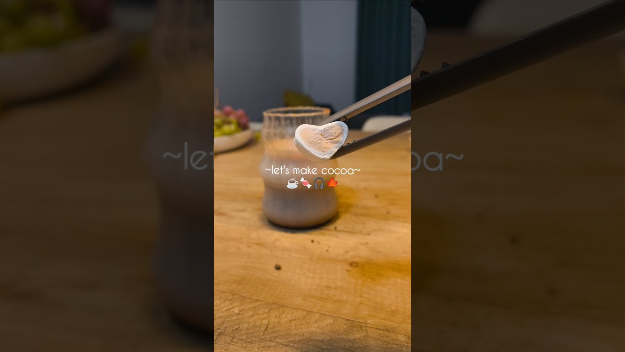 let's make cocoa#cozyvlog#drink#home#evning#music#cute#vlog#subscribe#like#aesthetic#lifevlog
