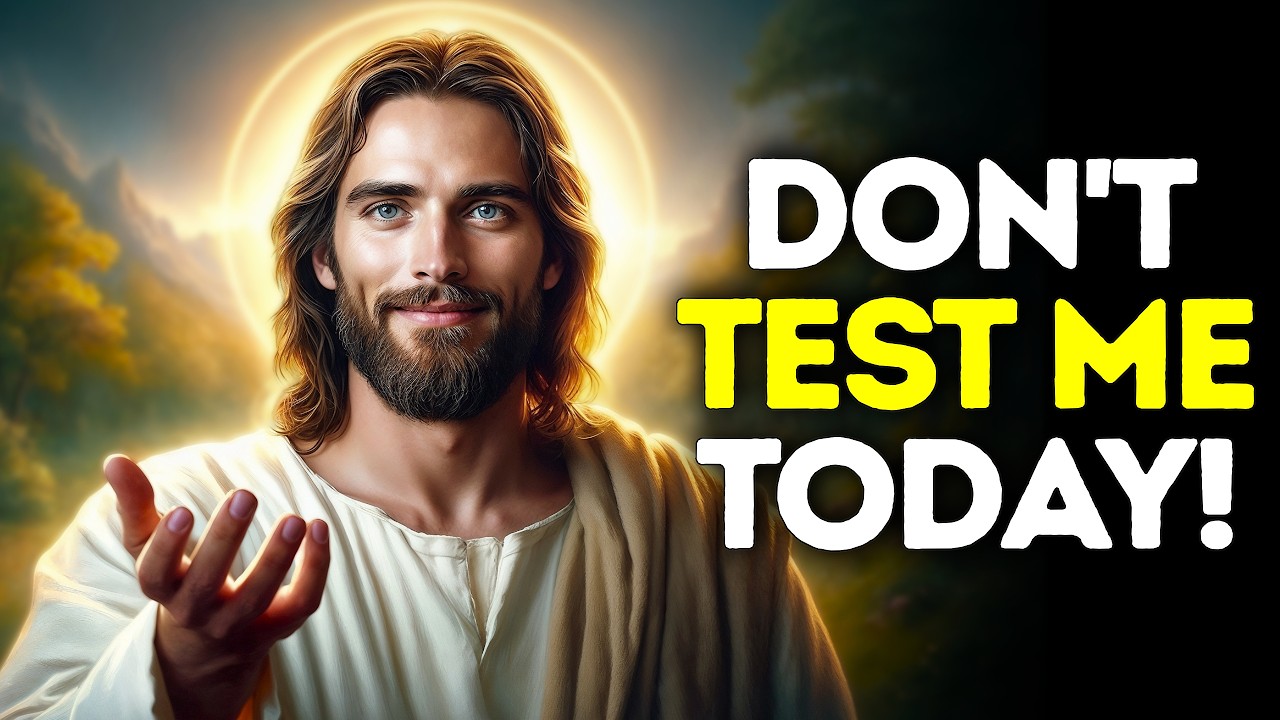 🔴Бог говорит: НЕ ИСПЫТЫВАЙТЕ МЕНЯ СЕГОДНЯ... | Послание Бога сегодня | Послание Бога для вас сегодня