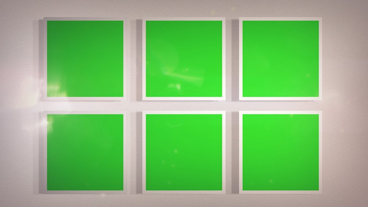 modular photo gallery green screen  film stock fx
