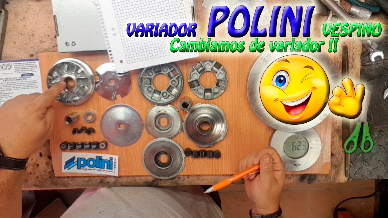 CAMBIO DE VARIADOR POLINI VESPINO