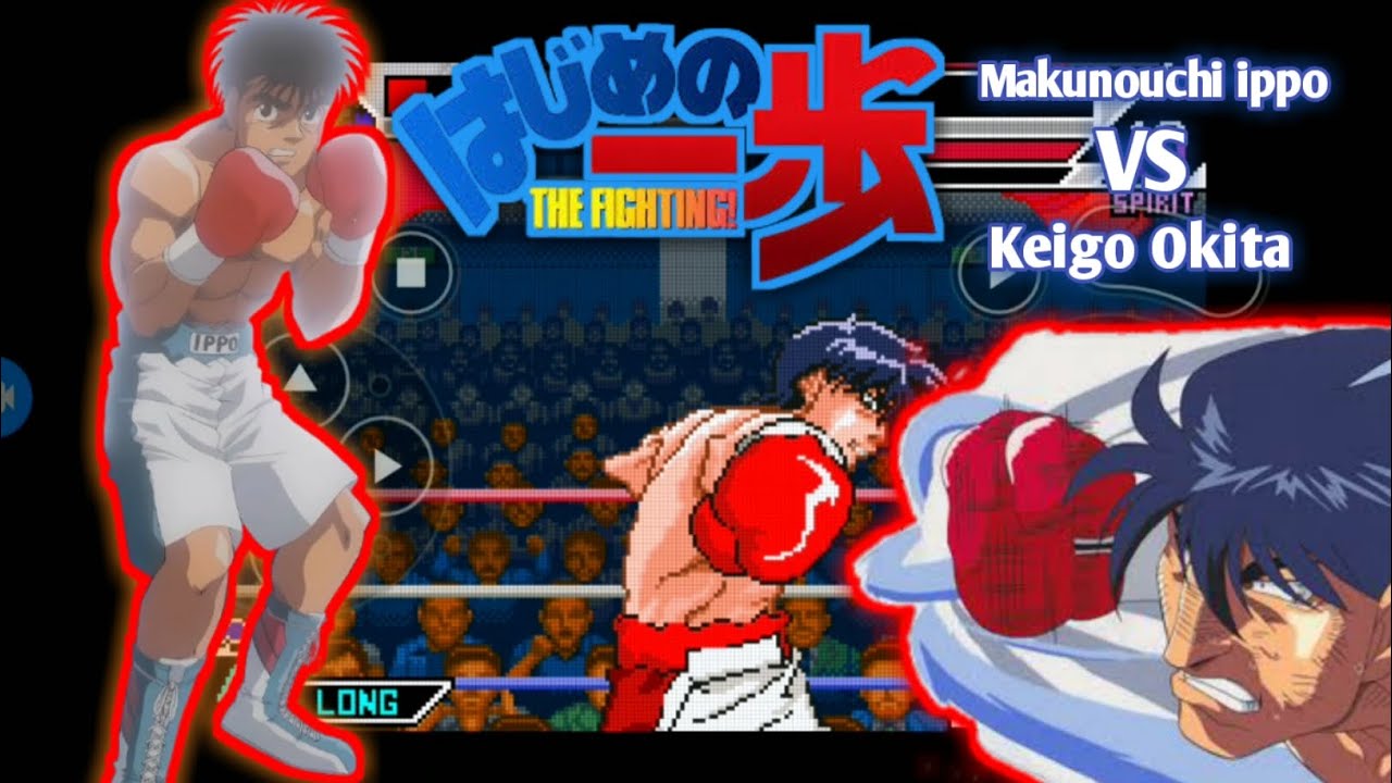 Story mode 5: Makunouchi ippo VS Keigo Okita[Hajime no ippo the Fighting:]2R 1:4#gba #lemuroid 