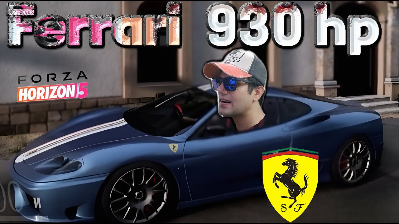 Ferrari tuning 930 HP Tuning | Forza Horizon 5 Wheel Gameplay steering wheel drag