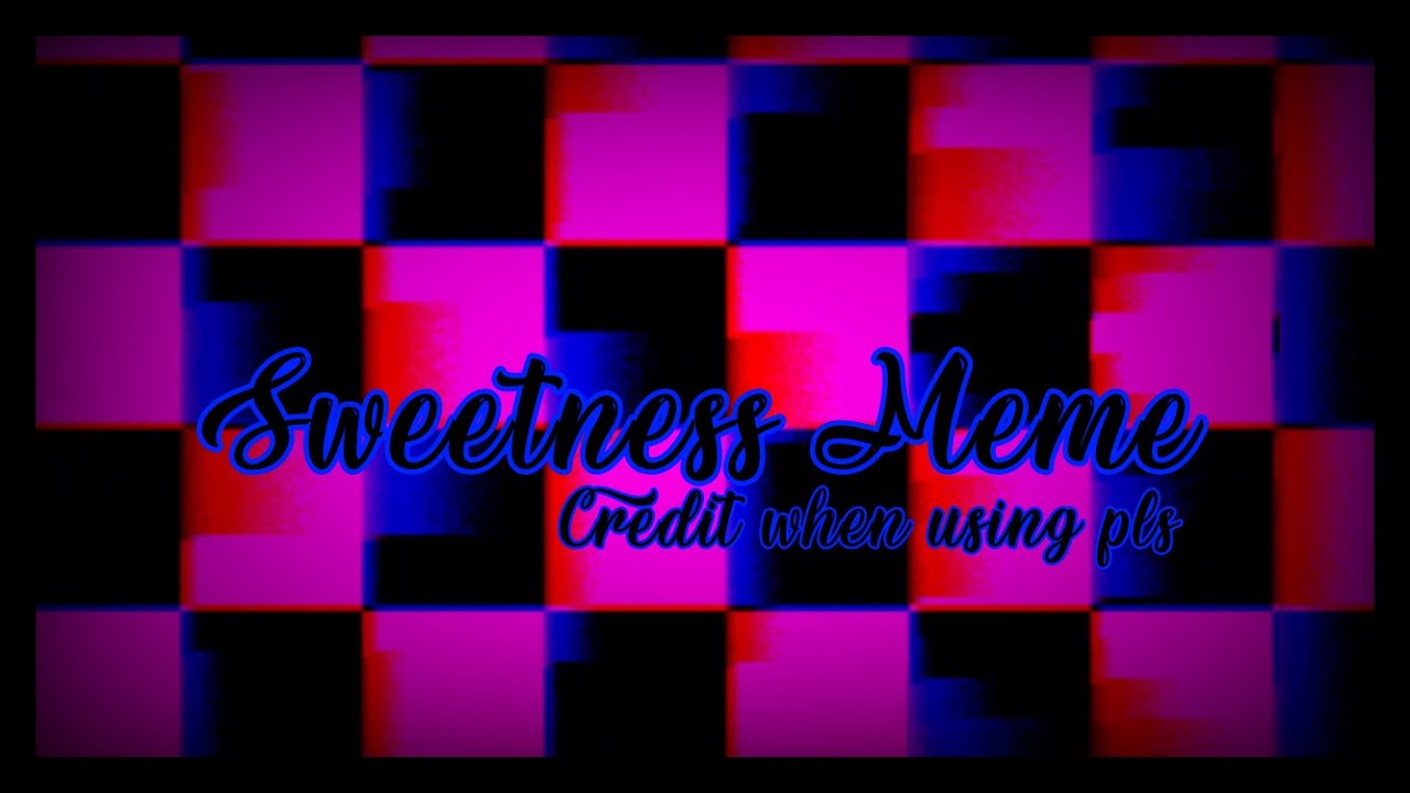 // ⚠️ BRIGHT COLORS + GLITCH ⚠️ \\ Sweetness Meme Background // Credit if you use it pls \\