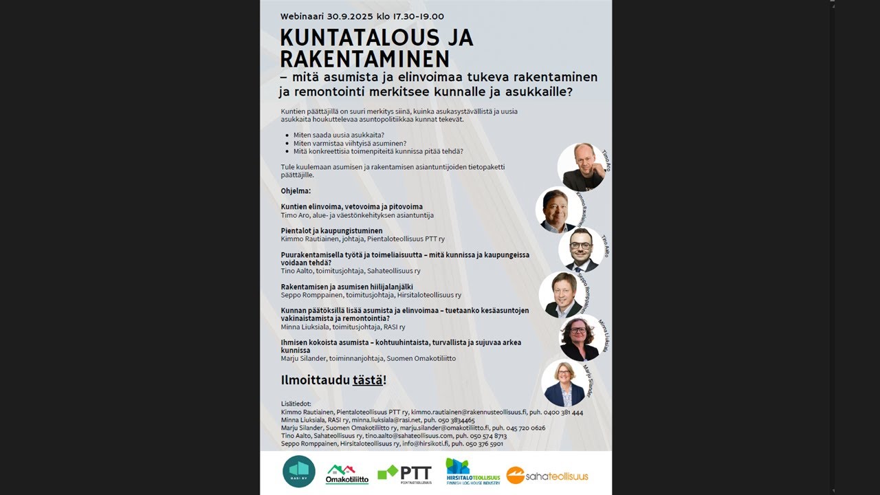 KUNTATALOUS JA RAKENTAMINEN