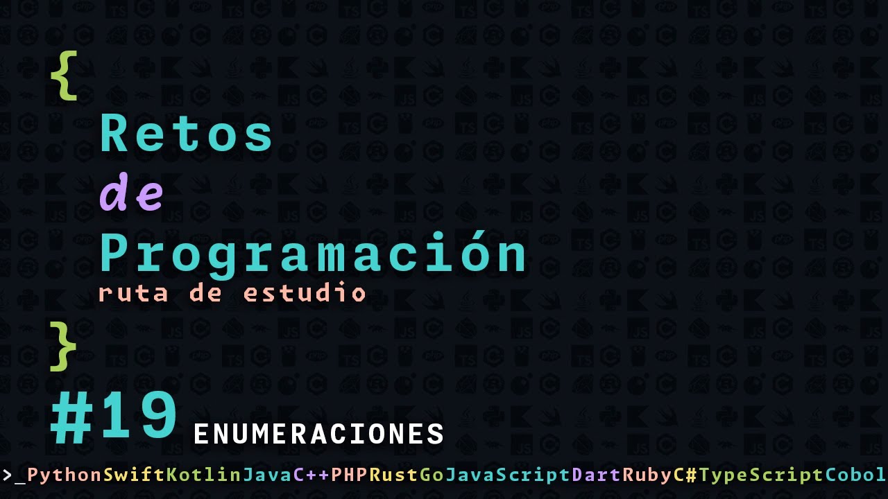 Ruta de estudio programaci&oacute;n | 19 - ENUMERACIONES