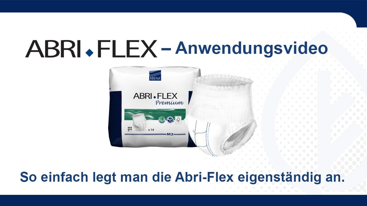 Inkontinenzhosen Abena Abri Flex Pants- Eigenständiges An- und Ablegen