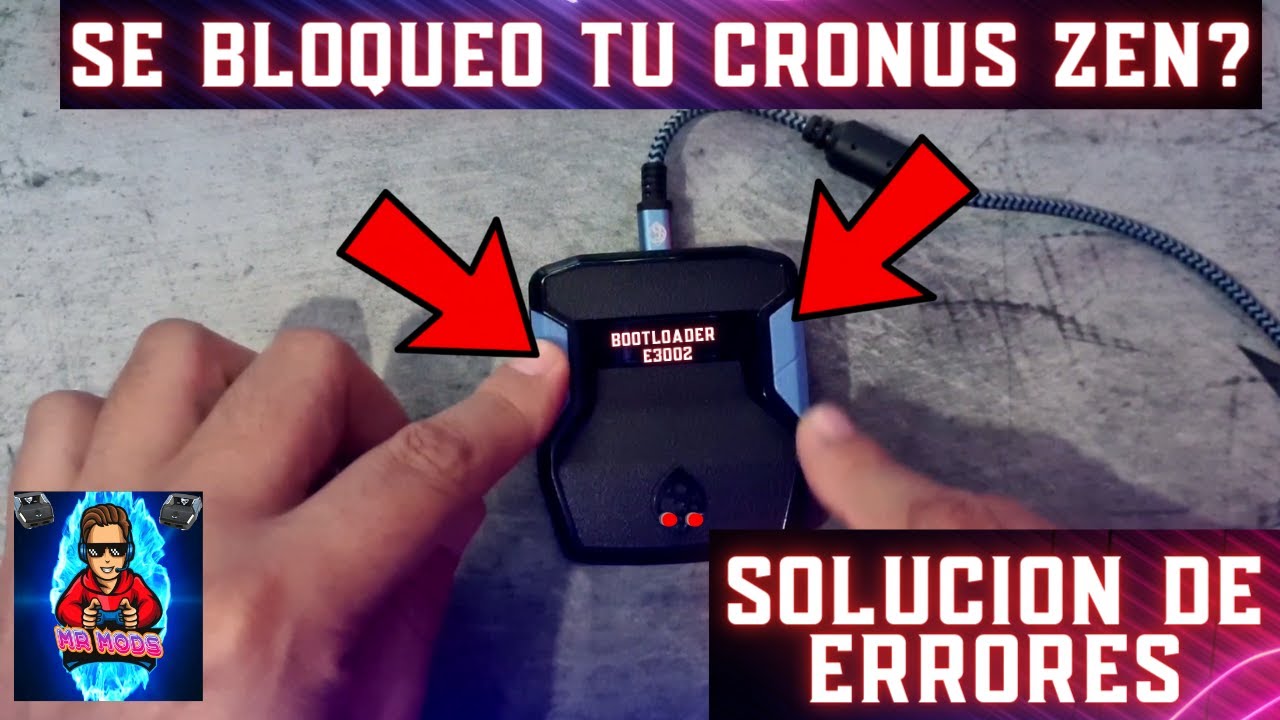 Cronus Zen Emergency Recovery / Error 3002 / Solución De Errores Generales / Bloqueo