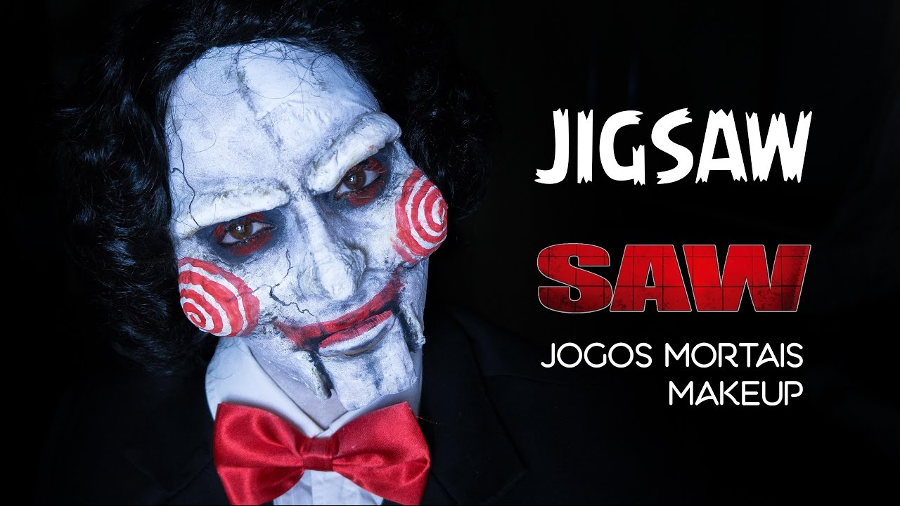 JIGSAW - JOGOS MORTAIS | SAW Makeup Tutorial - Maquiagem Artística