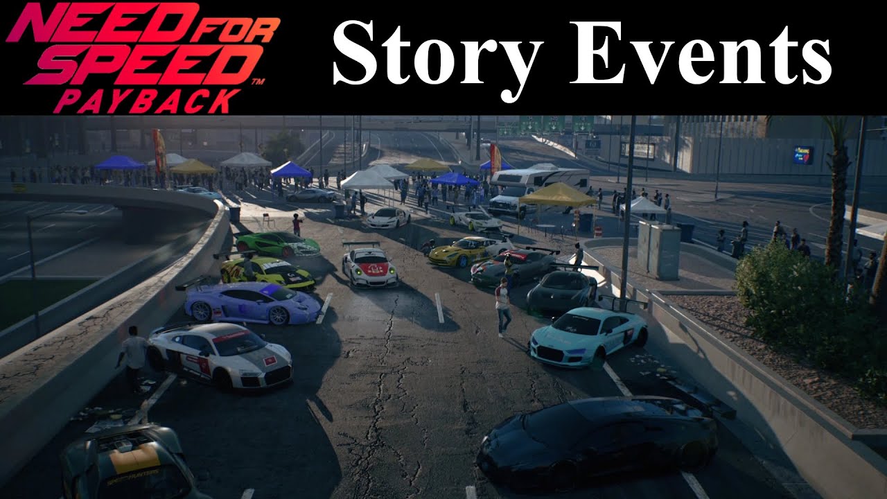 NFS Payback Tracks - Story Events