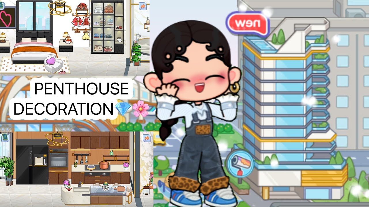 Luxurious And Aesthetic PENTHOUSE Decoration💎🌸 ||Move In ||Game World: Life Story💎🌸