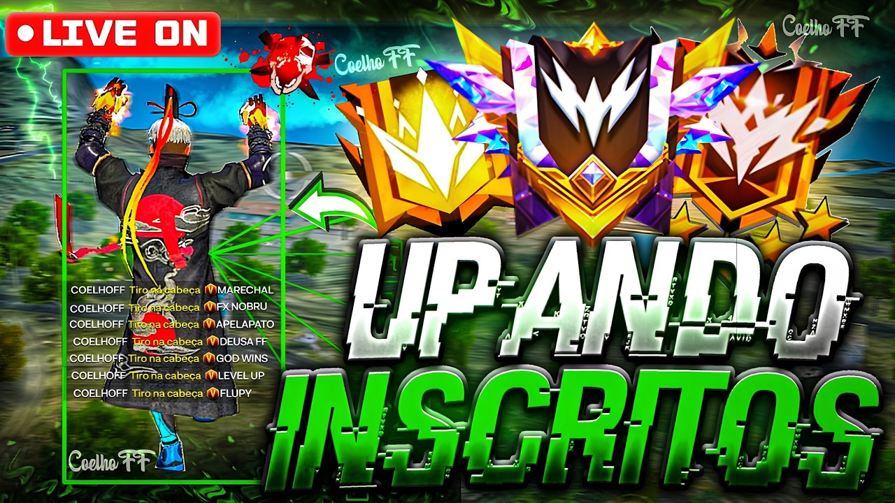 🔥HACK UPANDO INSCRITOS  NOVA TEMPORADA DE  RANQUEADA BR 🔥MOD SEM BAN E BLACK LV TEAM