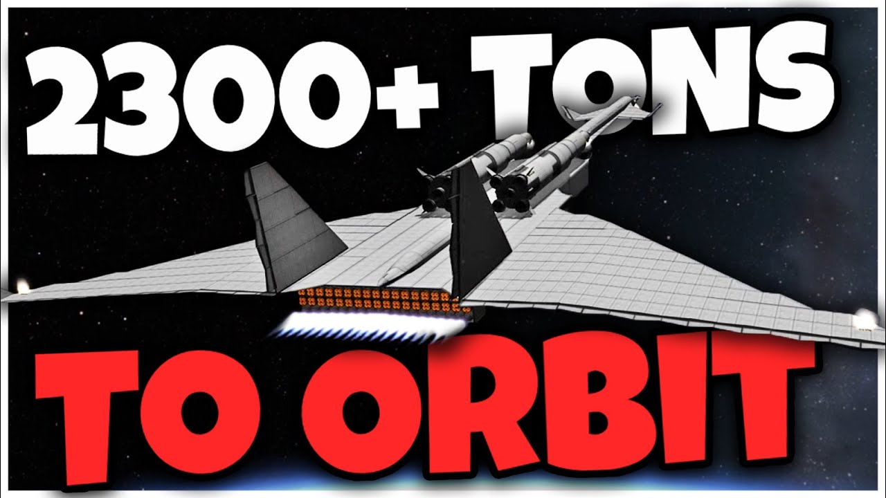 KSP — создание одного из САМЫХ БОЛЬШИХ SSTO В ИСТОРИИ!