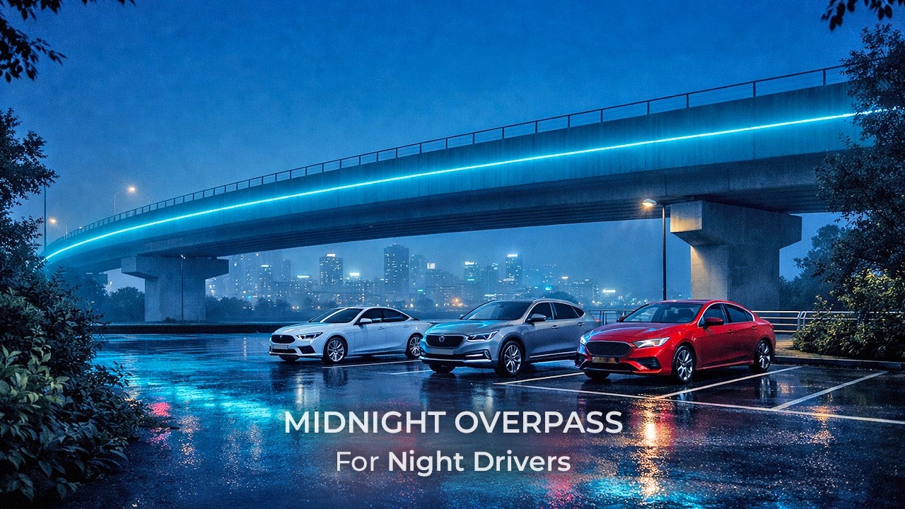 Midnight Overpass | Cinematic Deep House Night Drive Mix (1 Hour)