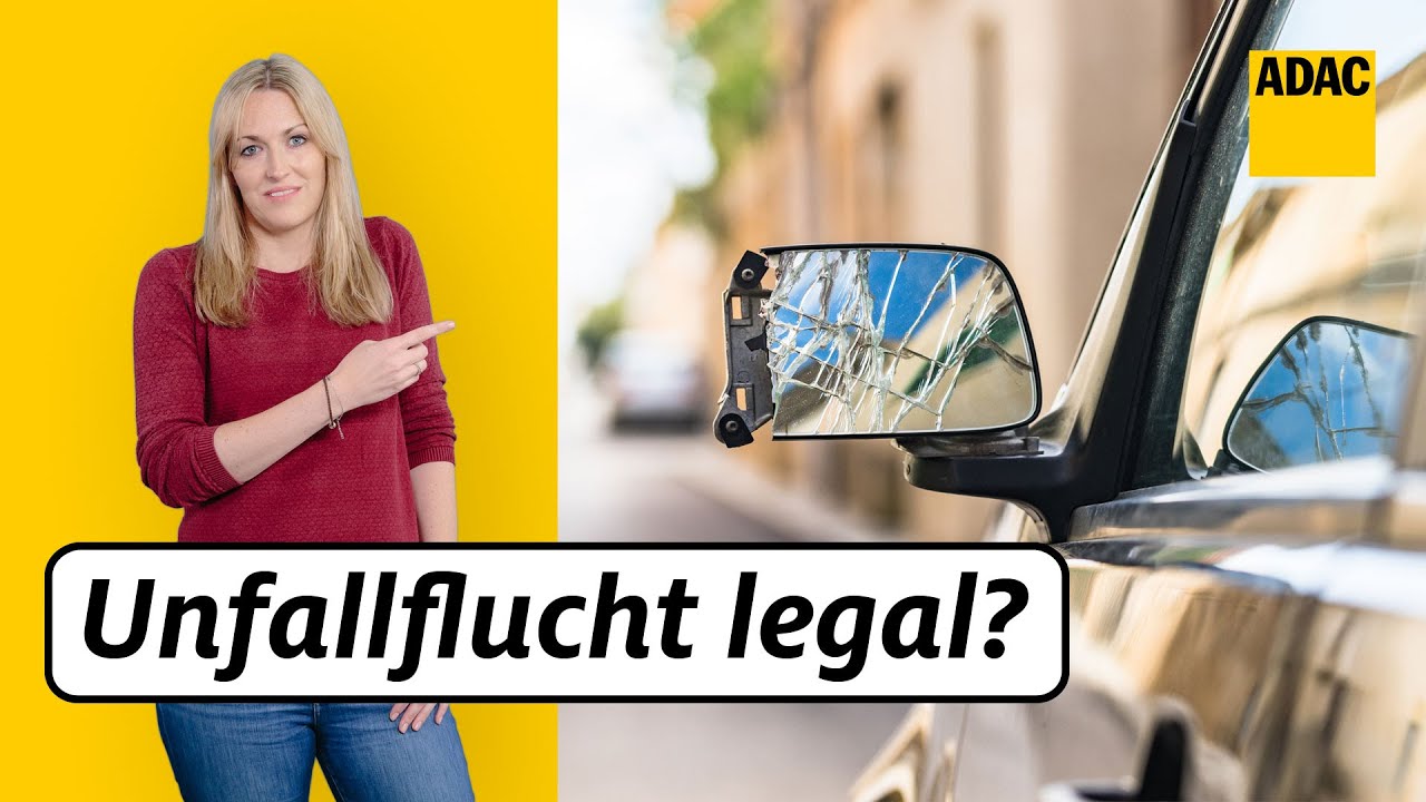 Straffrei vom Unfallort abhauen - geht das? | ADAC | Recht? Logisch!