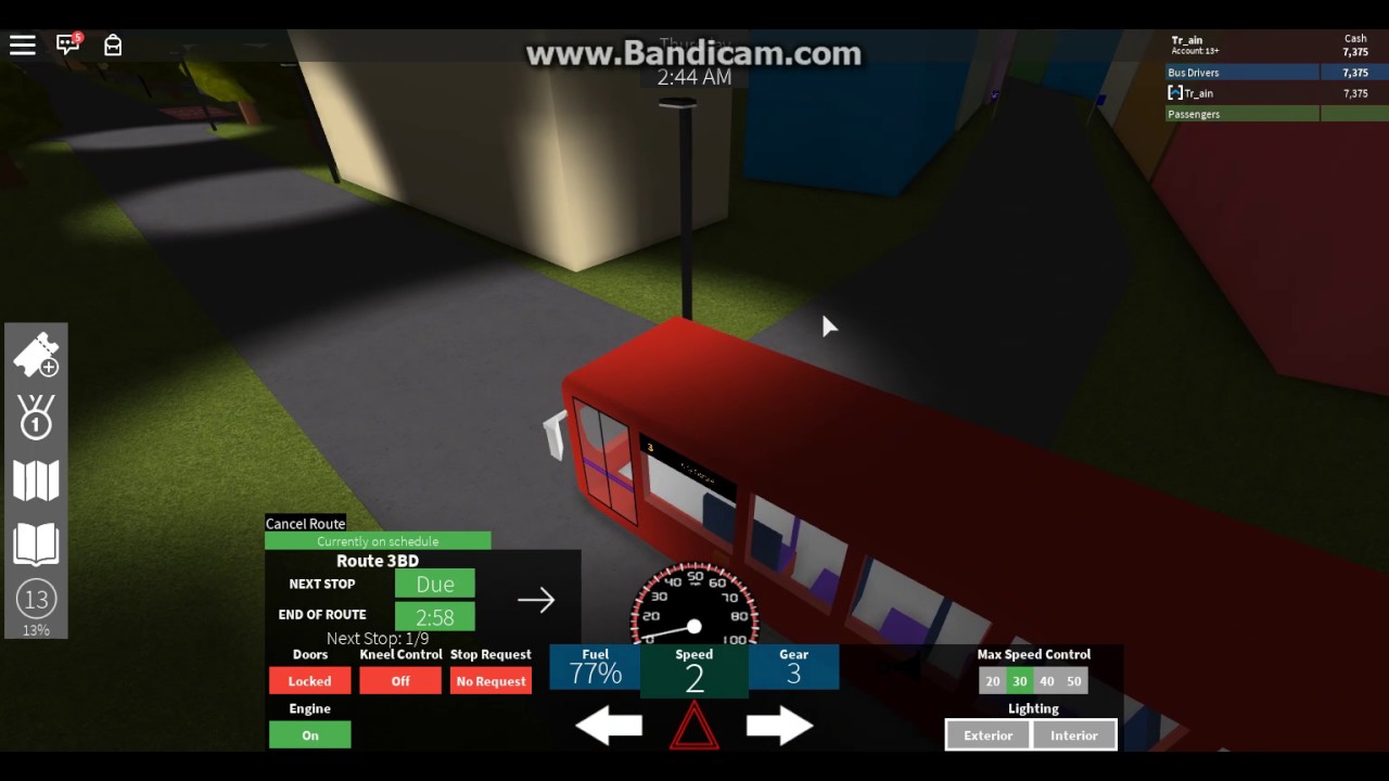[Bus Driver City 6.3] - ROBLOX - Route 3