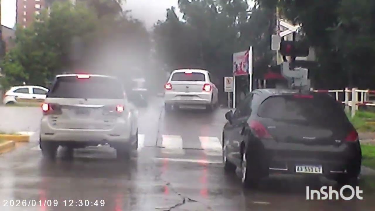 Viernes 09/01/2026 Resistencia llueve y calles indundadas 