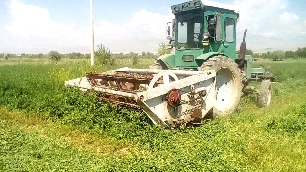 Самаделни жатка т40 трактор