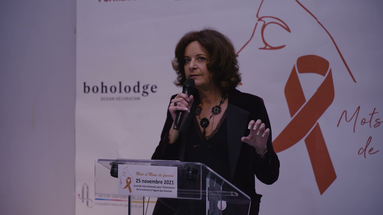 Nathalie Cougny - Discours - Mots et Maux de femmes - 25 nov 2021