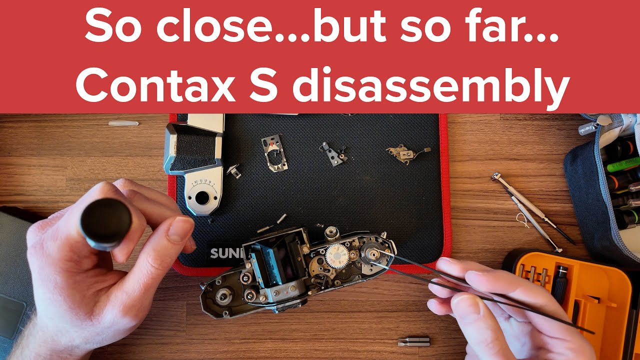 I tried! Contax S disassembly (attempted repair)