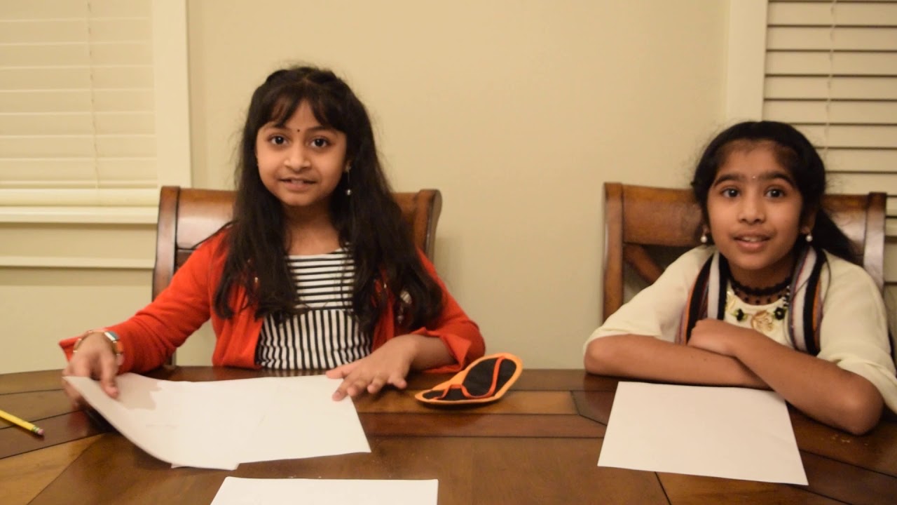 The blind folded drawing challenge