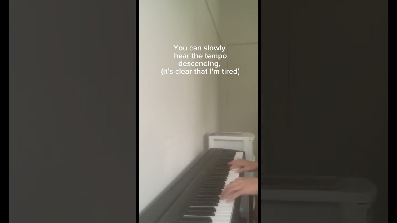 RUSH E WITH 100,000,000 NOTES RPM VERSION | Piano Cover | Ending Only