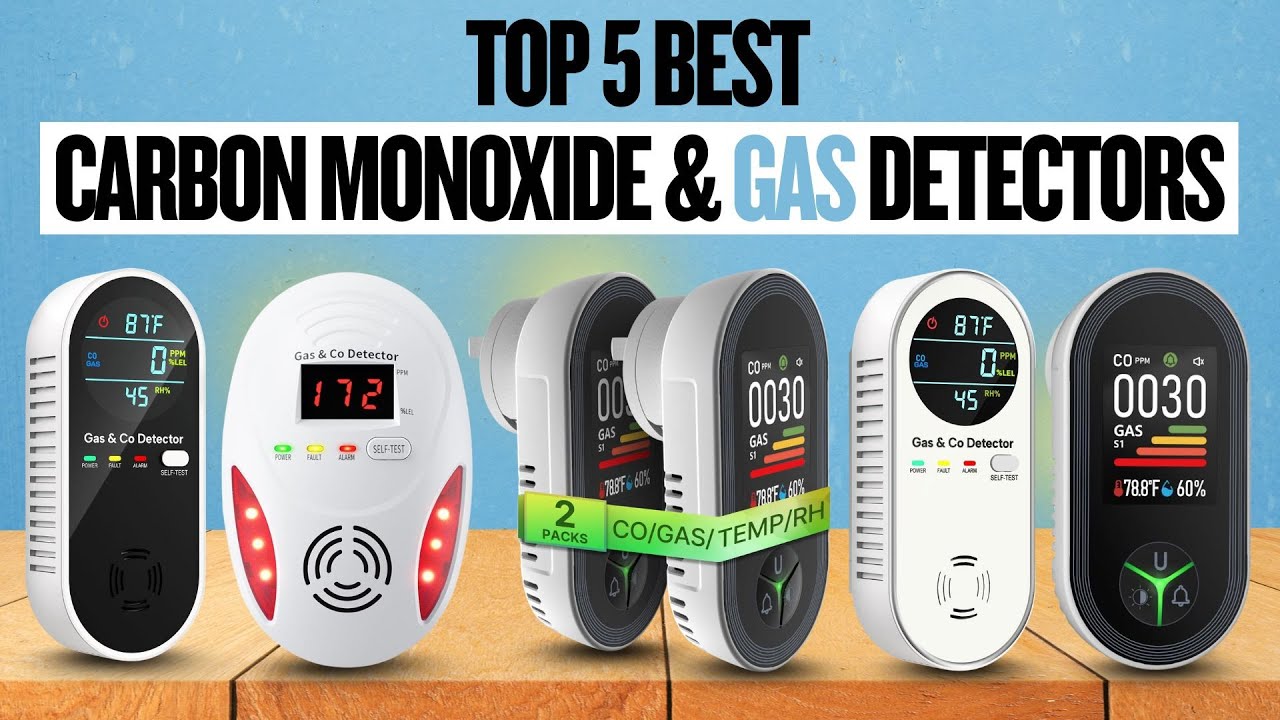 ✅ Top 5 Carbon Monoxide & Gas Detectors of 2025 (Tested & Reviewed) - 4-in-1, LCD & Smart Alarms!