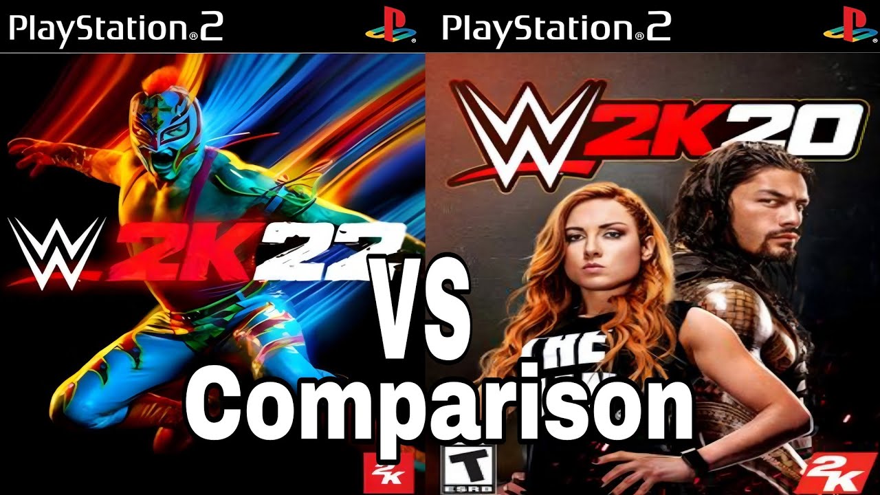 WWE 2k22 Vs WWE 2k20 PS2