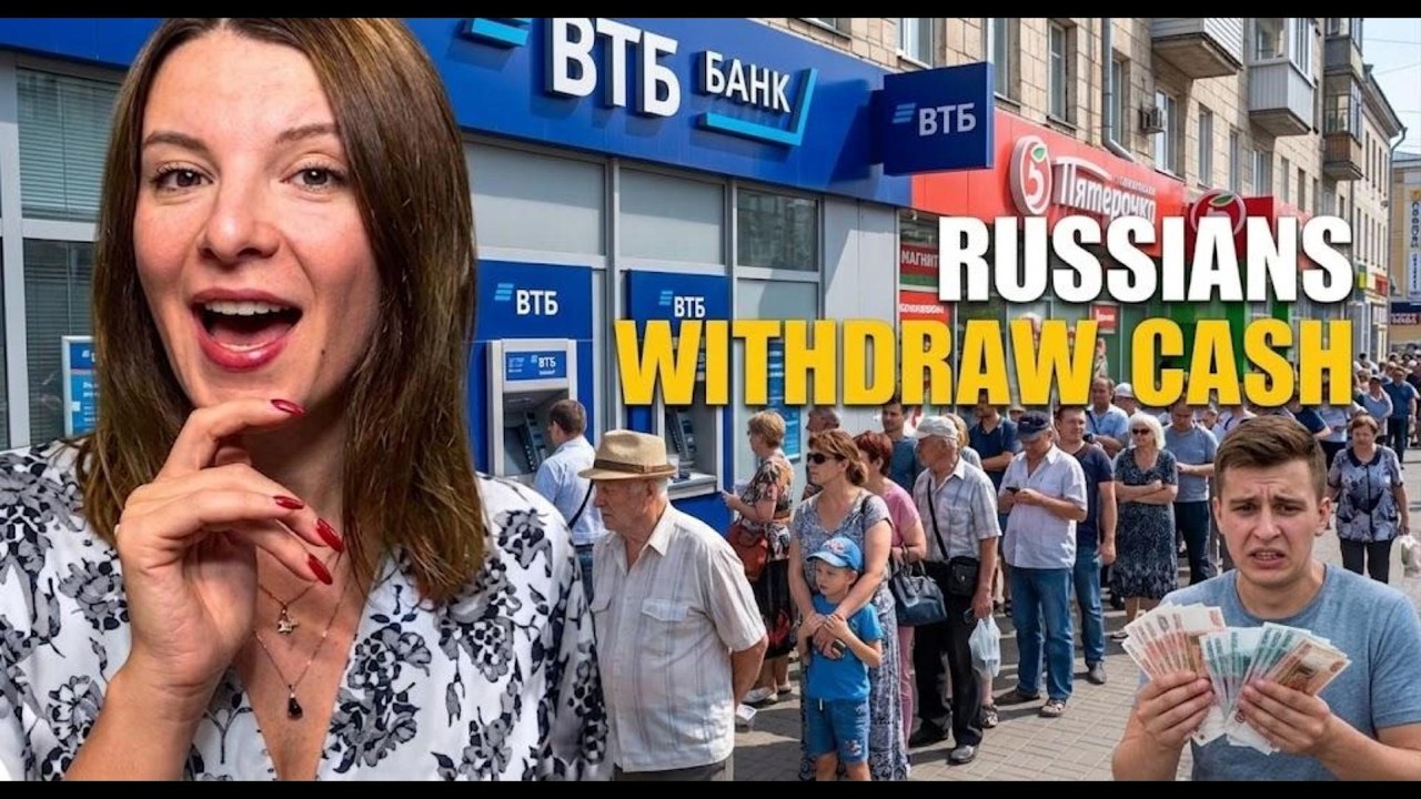 RUSSIANS RUN FOR CASH BANKS CLOSING ACROSS RUSSIA
