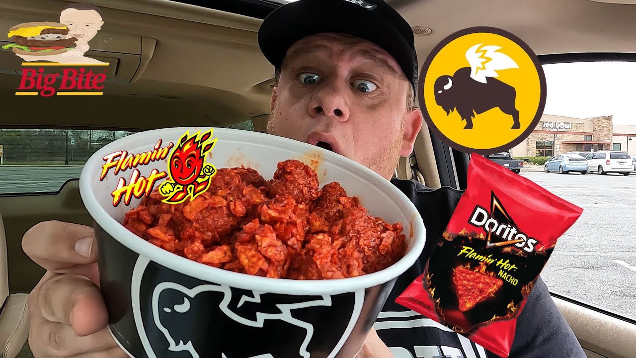 Обзор блюд от Buffalo Wild Wings ⭐Flamin' Hot Doritos Chicken Wings⭐!!!