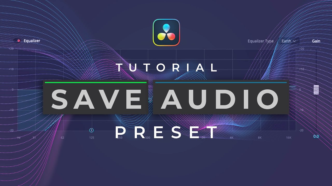How to Create Audio Preset in Davinci Resolve