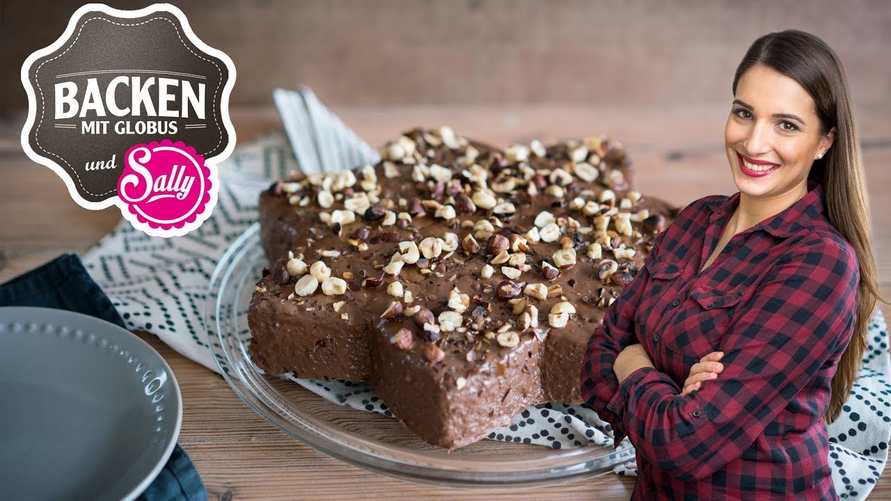 Saftiger Nussnougatkuchen | Backen mit Globus & Sallys Welt #39