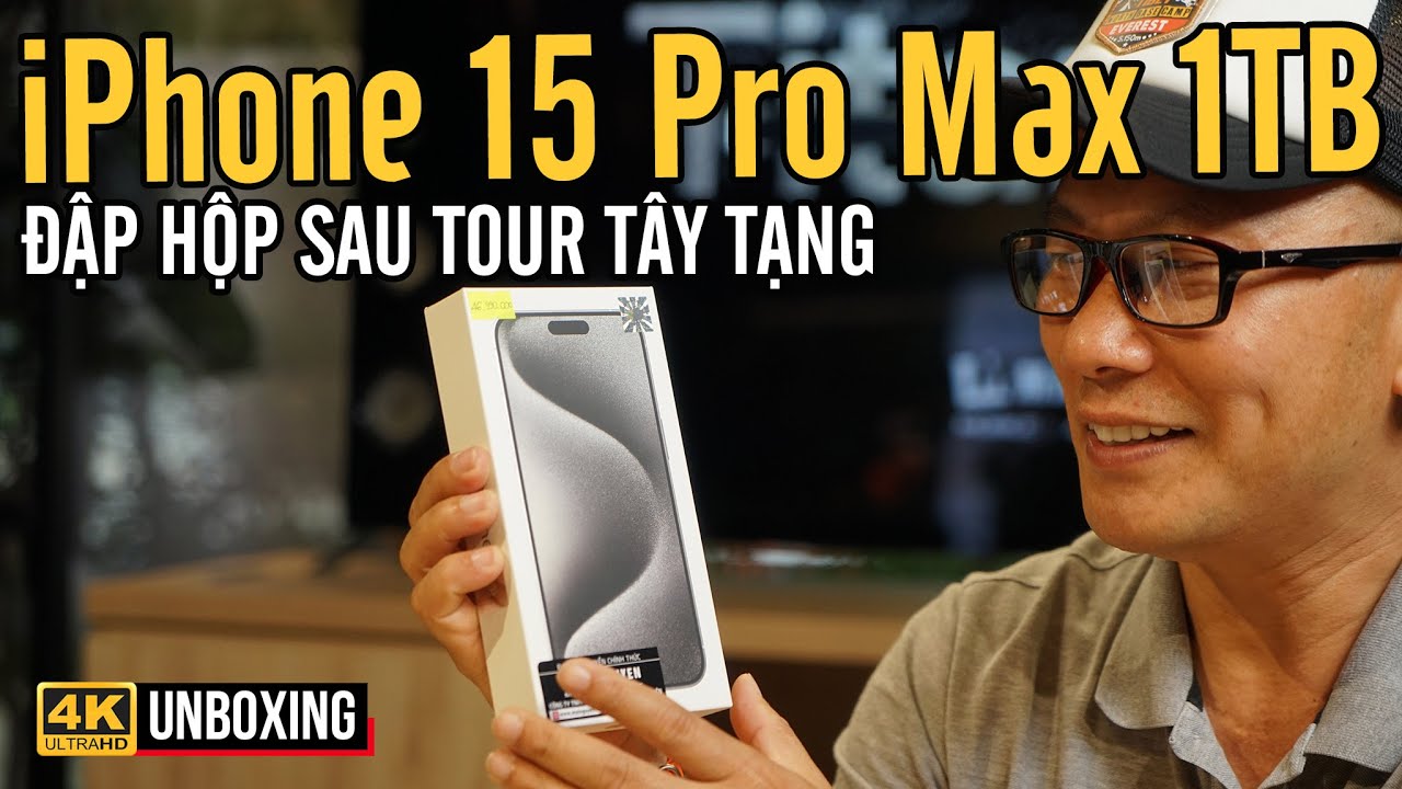 HẬU TOUR TÂY TẠNG: MAI NGUYEN RIDER ĐẬP HỘP iPHONE 15 PRO MAX 1TB CHÍNH HÃNG VÀ LOẠT QUÀ PHỤ KIỆN