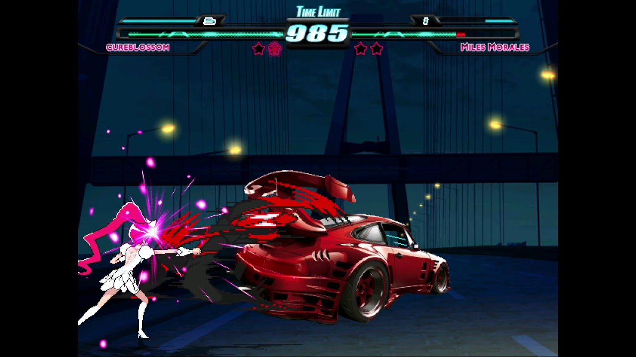 M.U.G.E.N. Cure Blossom Battles - Miles Morales (DJHannibalRoyce)