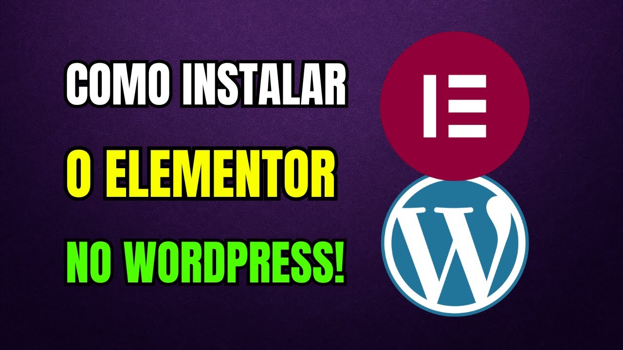 Como INSTALAR o ELEMENTOR no WORDPRESS