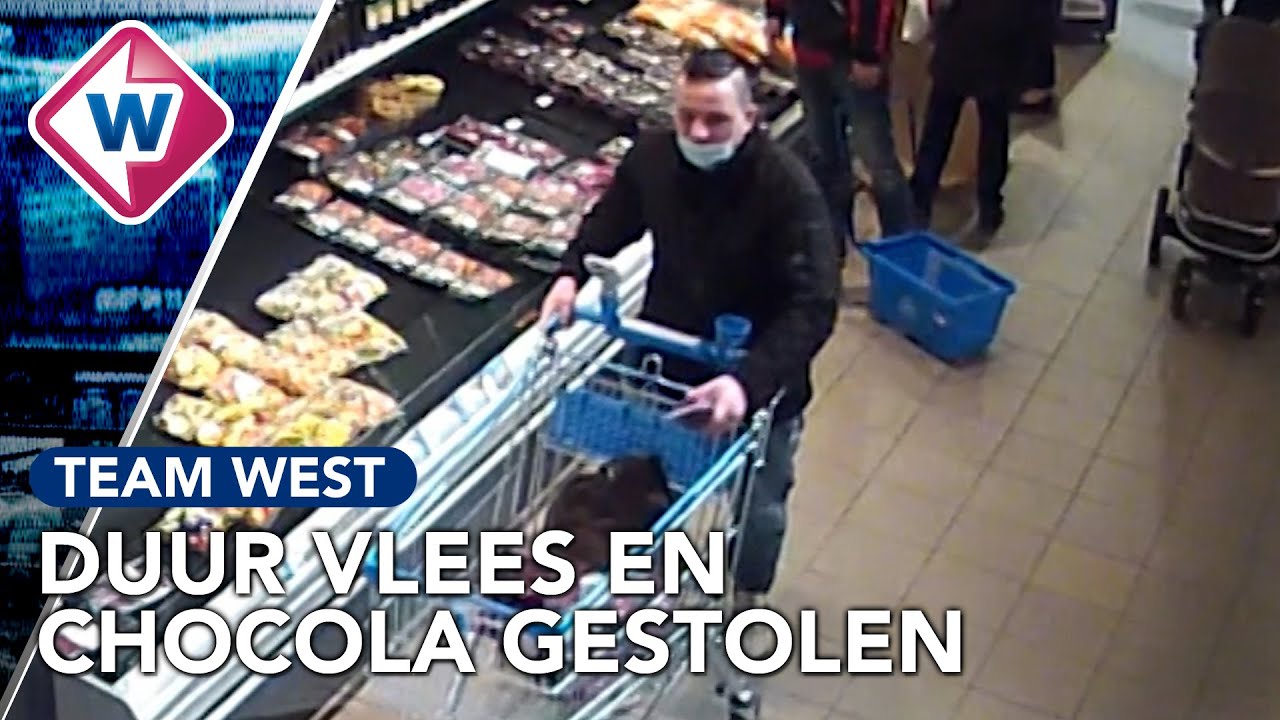 Dief laadt tas vol gestolen vlees - Team West