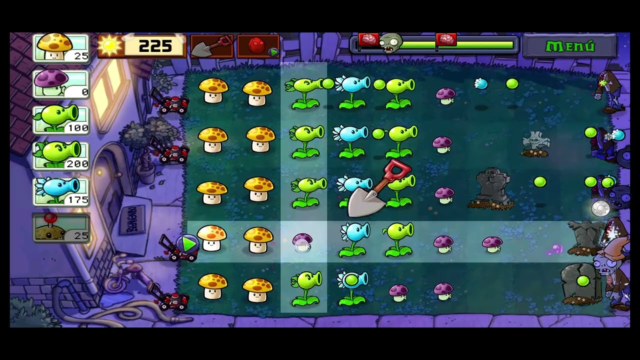 Plantas vs zombis - capitulo 2: Noche