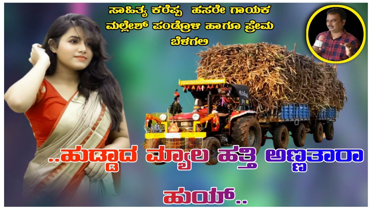 ಹುಡ್ಡಾದ ಮ್ಯಾಲ ಹತ್ತಿ ಅಣ್ಣತಾರ ಹುಯ Singer Mallesh Pandroli New Dj Janapada Song