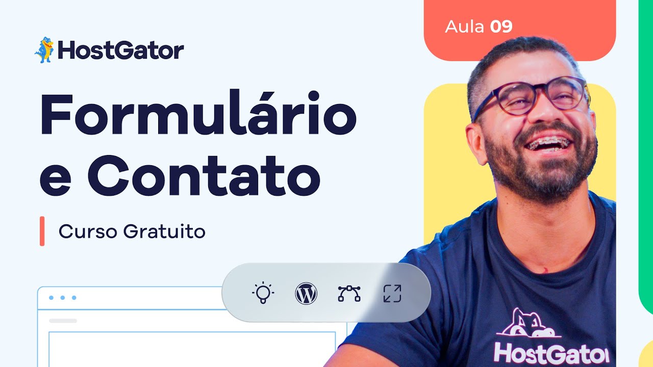 Formulário de Contato no WordPress [Aula 9] - Curso WordPress Grátis 2025